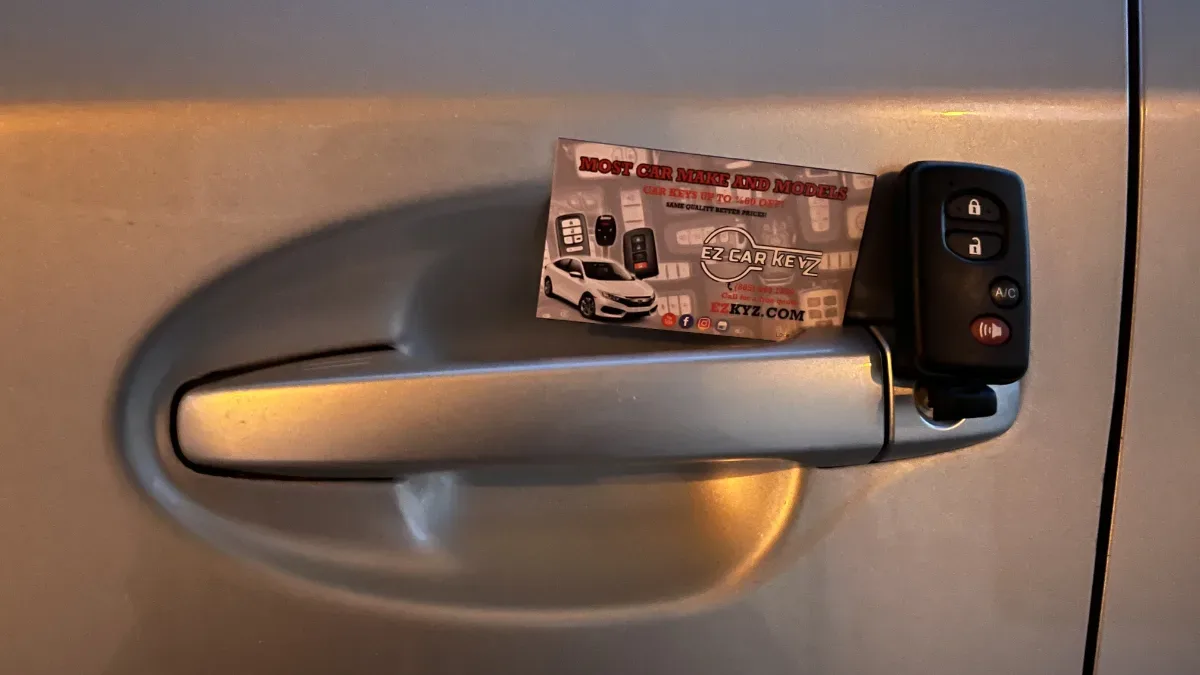 Lost 2001 Toyota Highlander key replacement by EZ Car Keyz in Oxnard CA