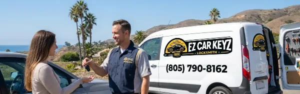 Customer review of mobile 2025 Toyota Highlander key service by EZ Car Keyz Goleta CA