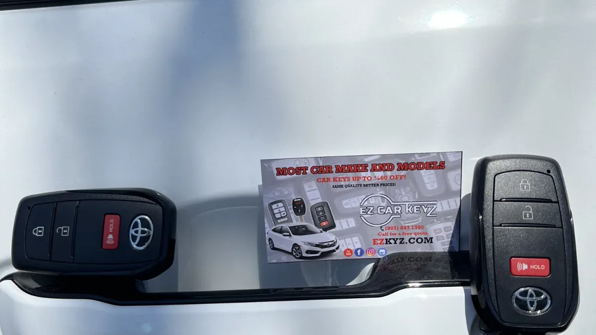 2007 Toyota Prius key replaced in your driveway in Simi Valley CA