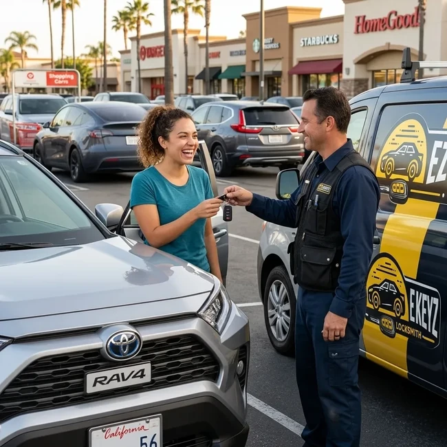 Toyota Rav4 key replacement in Ventura County