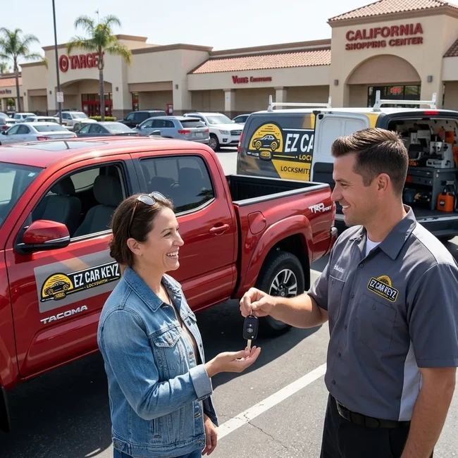 Toyota Tacoma key replacement in Ventura County