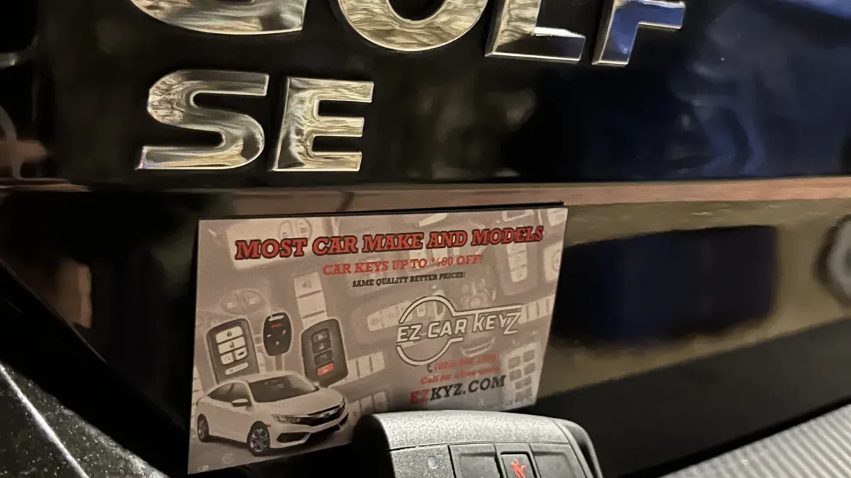 Low cost 1998 Volkswagen Beetle car key service by EZ Car Keyz Santa Barbara CA