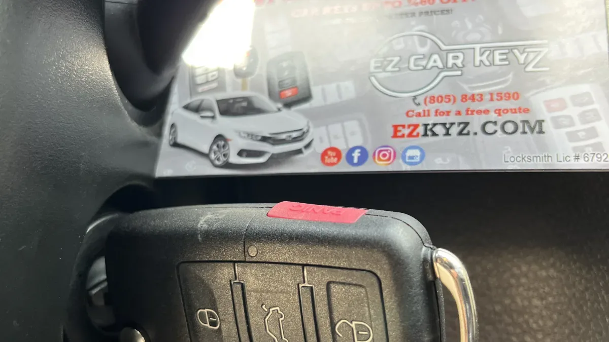 2012 Volkswagen Beetle key replaced in your driveway in Oxnard CA