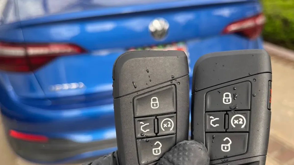 2017 Volkswagen Touareg Affordable Key Replacement - EZ Car Keyz Simi Valley Quick turnaround 2017 Volkswagen Touareg car key by EZ Car Keyz in Simi Valley CA