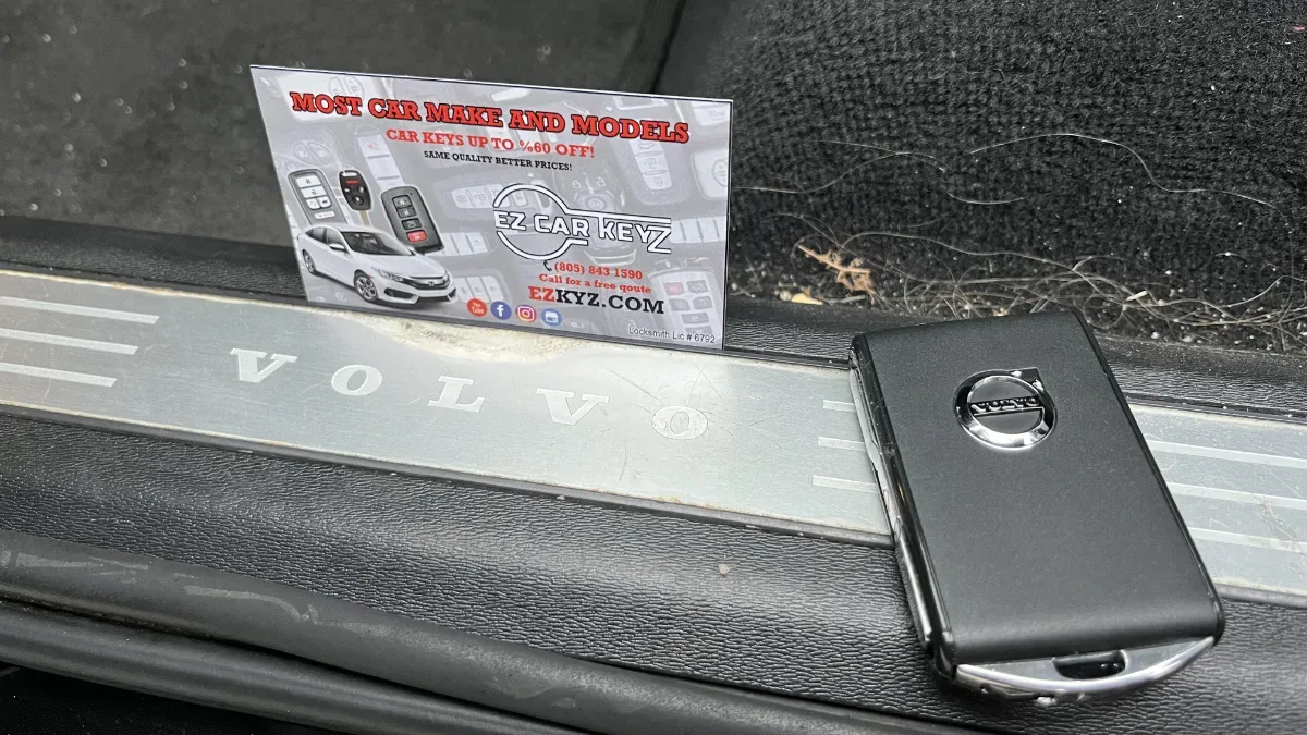 All keys lost service for 2022 Volvo Xc90 by EZ Car Keyz Ventura CA