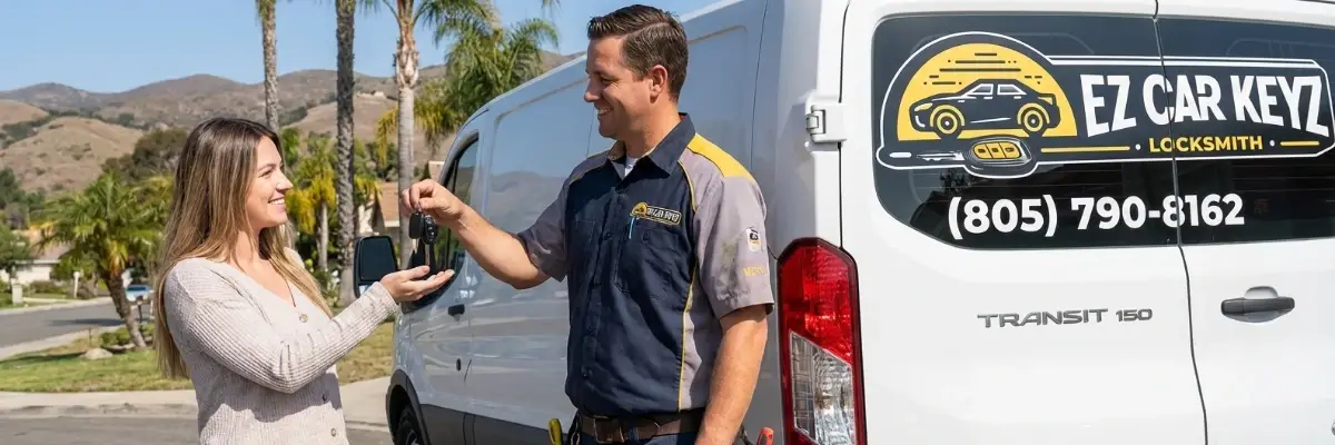 EZ Car Keyz customer review in Lake Los Carneros
