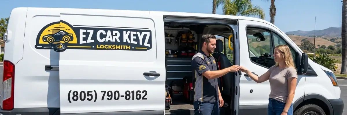 EZ Car Keyz customer review in Downtown Santa Barbara