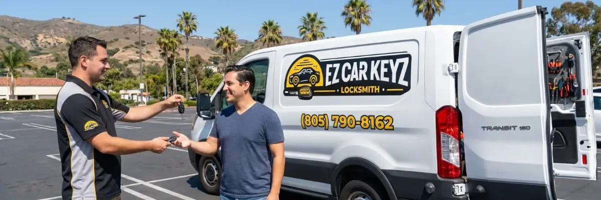 EZ Car Keyz customer review in Faria Beach