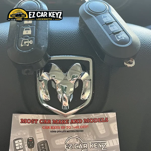 Broken key stuck in lock before extraction by EZ Car Keyz in Ventura County
