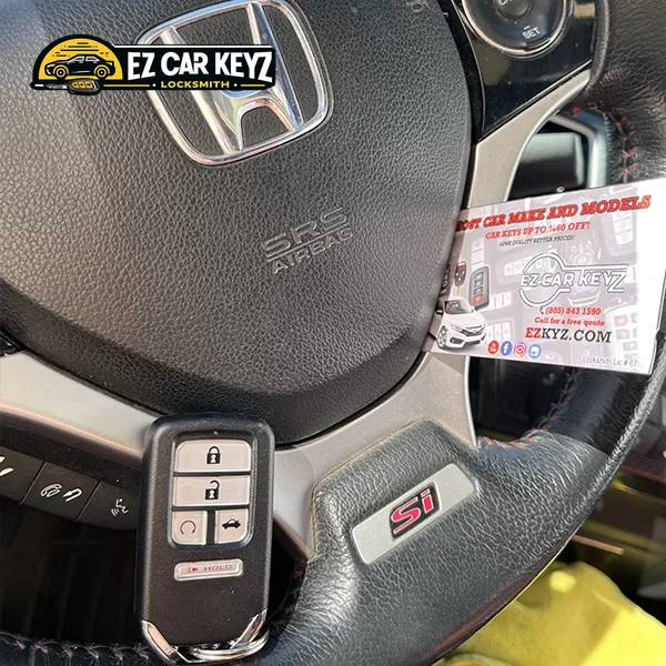 Vehicle successfully unlocked by lockout service by EZ Car Keyz in Ventura County
