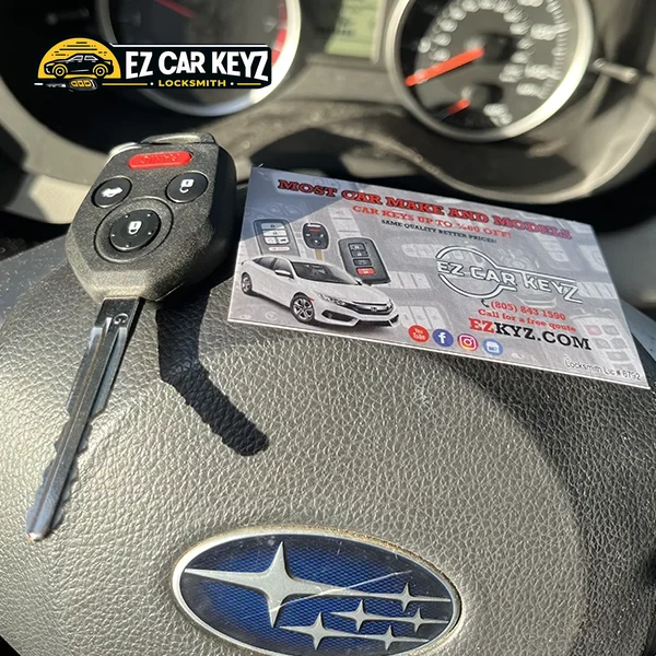 Motorcycle key being cut on-site by EZ Car Keyz in Ventura County