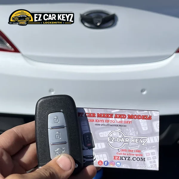New transponder key starting vehicle by EZ Car Keyz in Ventura County