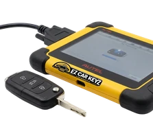 EZ Car Keyz pairing a factory OEM fob to a 2020 Chevrolet Silverado parked at a customer's worksite in Santa Paula, California.