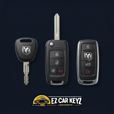 Dodge key replacement overview in Ventura County