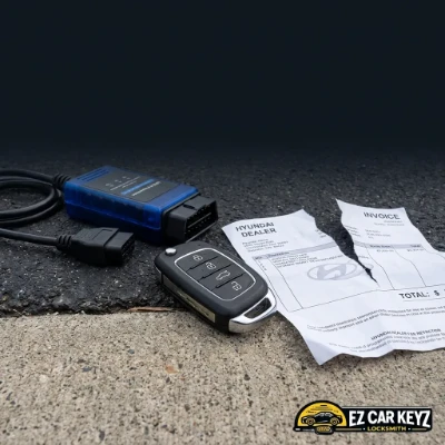 Hyundai dealer vs EZ Car Keyz pricing comparison