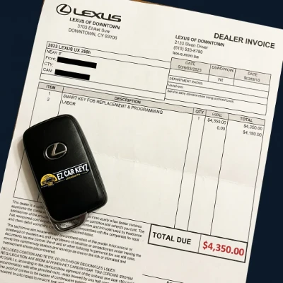 Lexus All-Keys-Lost Costs Escalate Quickly at the Dealer