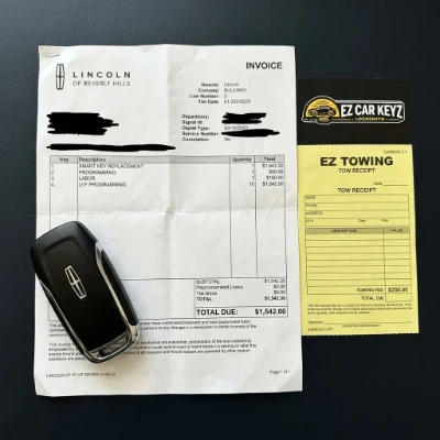 Lincoln The Tow Bill and the Total Cost