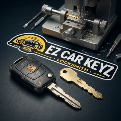 Porsche Flip Key Blade Worn or Broken