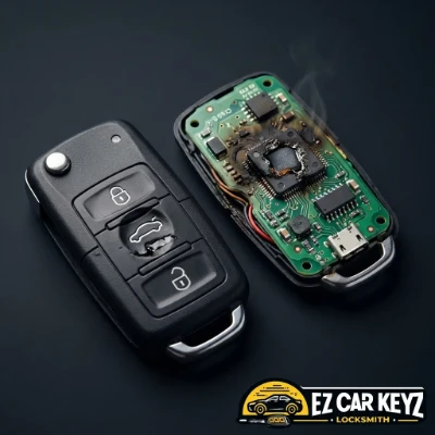 Volkswagen Stuck Button Burning Out Fob Processor