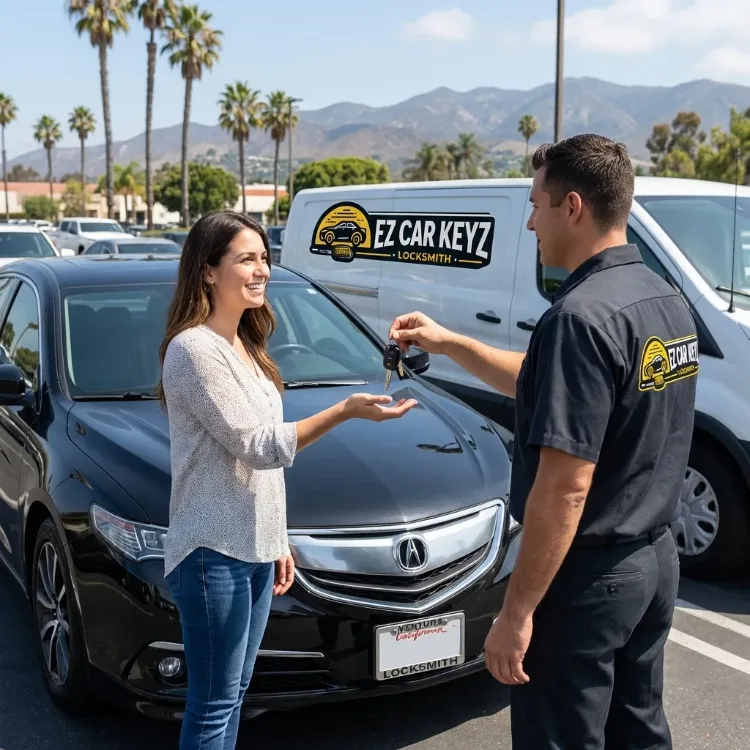 Acura push to start key replacement in Ventura County