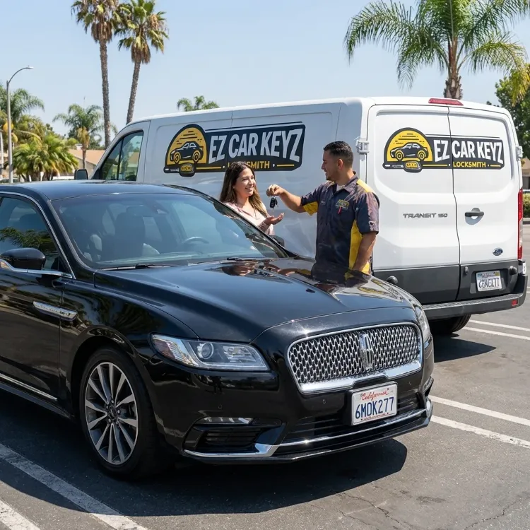 Lincoln push to start key replacement in Ventura County