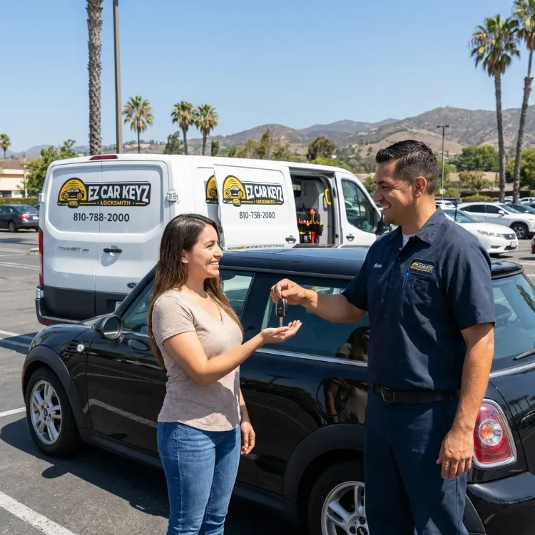 Mini push to start key replacement in Ventura County