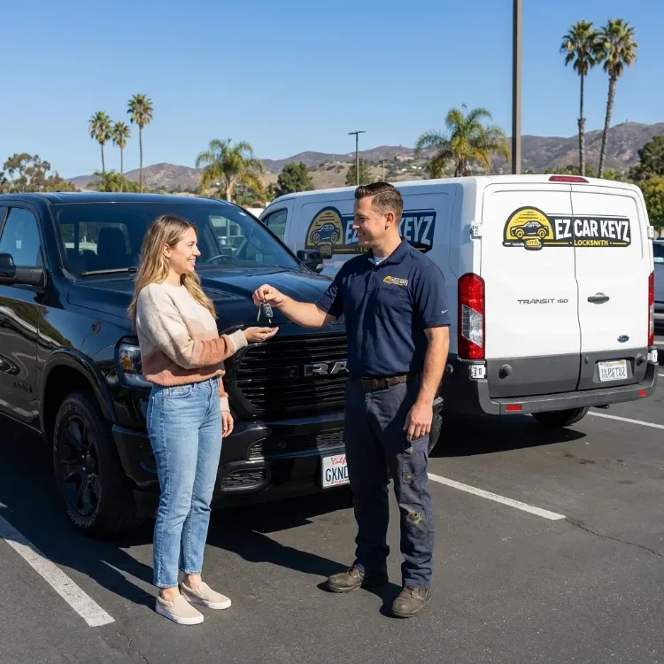Ram push to start key replacement in Ventura County