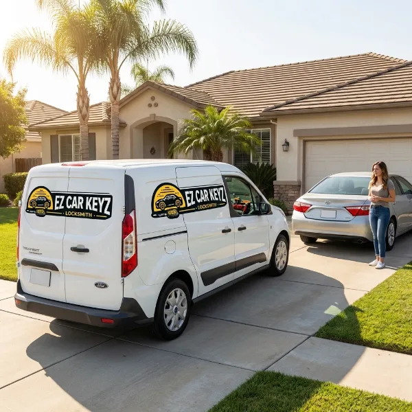 Hyundai van on site in San Diego County