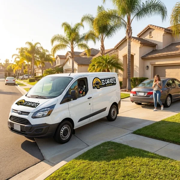 Land Rover van arrived in San Diego County