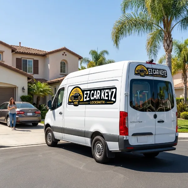 MINI van on site in San Diego County
