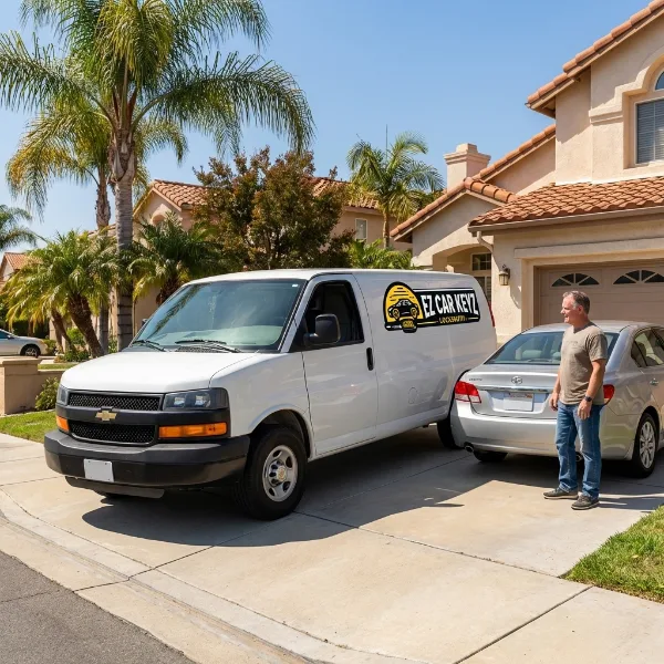 Nissan driveway ready in San Diego County
