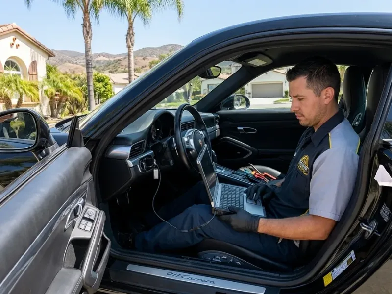 Porsche immobilizer key sync in Ventura County