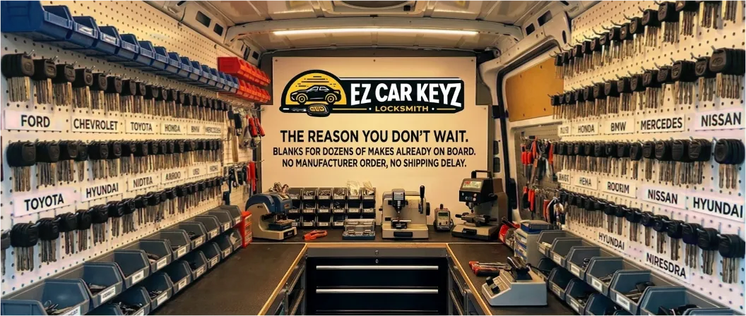 mobile locksmith van stocked key blanks all makes