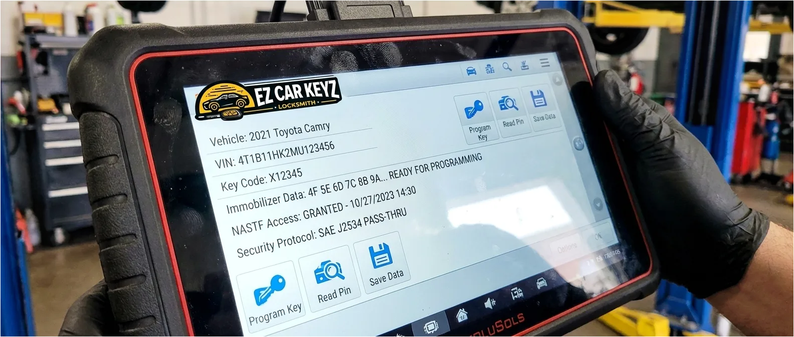 NASTF VSP secure data access key programming