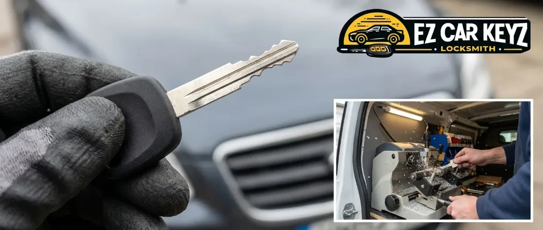 mobile car key replacement cut on site