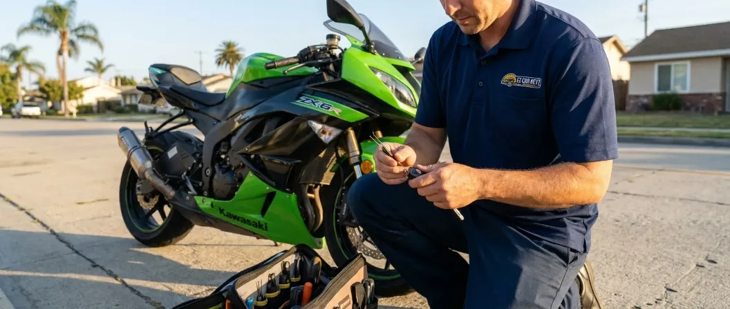 Kawasaki Locksmith Working On-Site - EZ Car Keyz