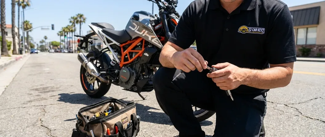 KTM Locksmith Working On-Site - EZ Car Keyz