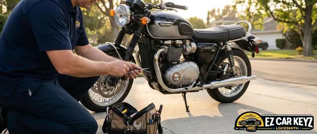 Triumph Locksmith Working On-Site - EZ Car Keyz